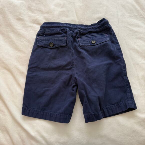 Boden Navy Blue Chino Pull On Tie Waist Shorts Size 7Y - Picture 2 of 4